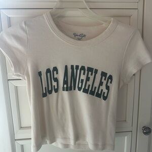John Galt Brandy Melville Los Angeles baby tee